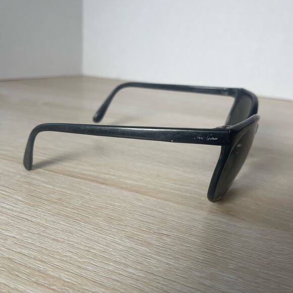 Vintage Bausch and Lomb Sunglasses Frame France Polished Black READ - Picture 16 of 16